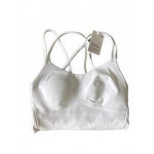 Like a Cloud Longline Bra Light Support, B/C Cup - White
